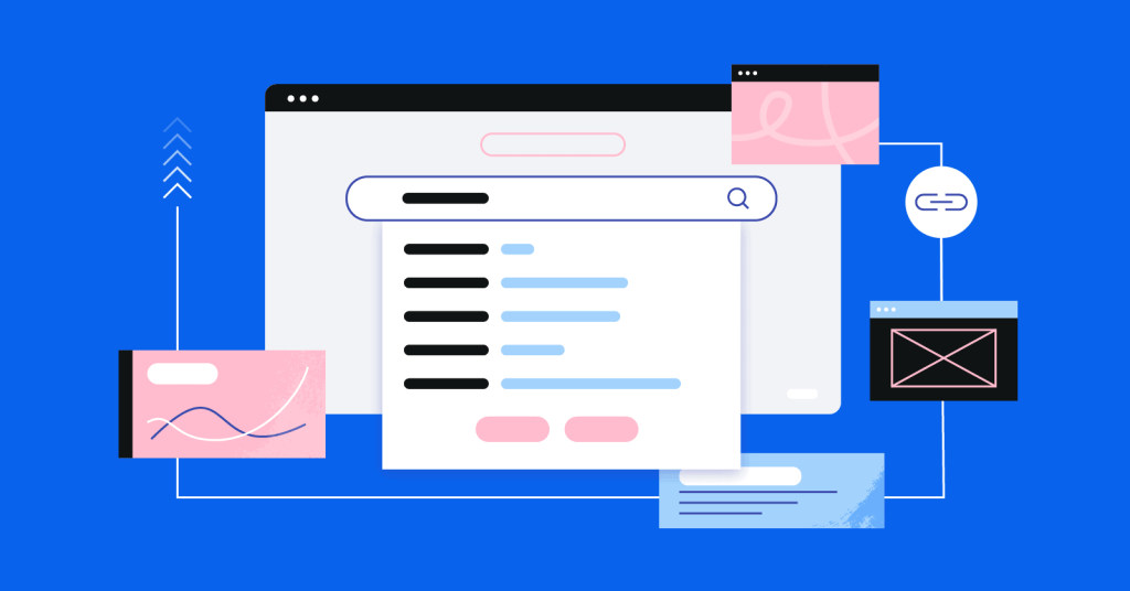 Illustration of a browser