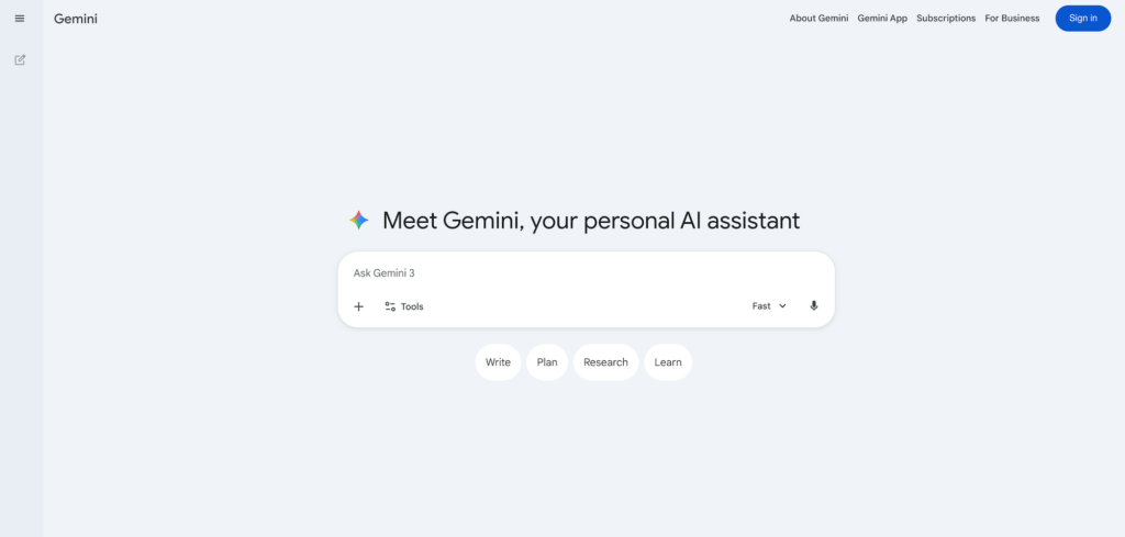 Gemini 屏幕截图