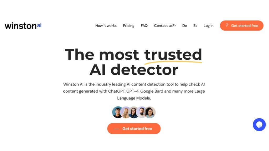 como funcionam os detectores de IA winstons ai  