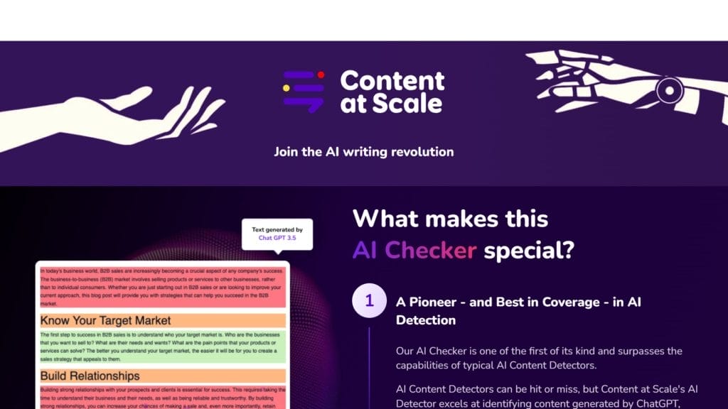 content at scale ai detector review