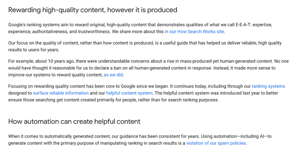 google stance on ai image