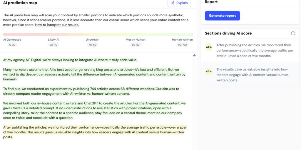 ai prediction map change