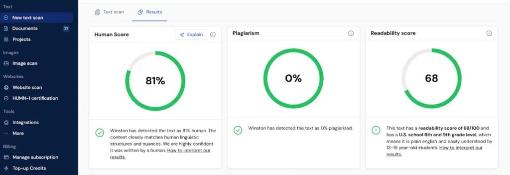 What Is a Good AI Detection Score? (Understanding AI Probabilities)