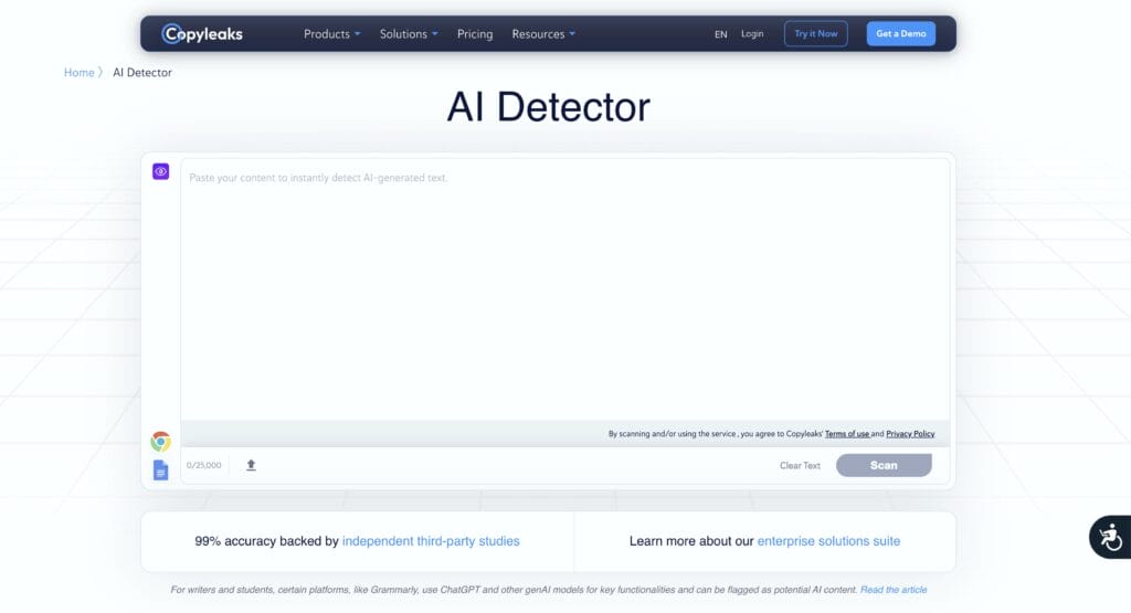 Copyleaks AI Detector